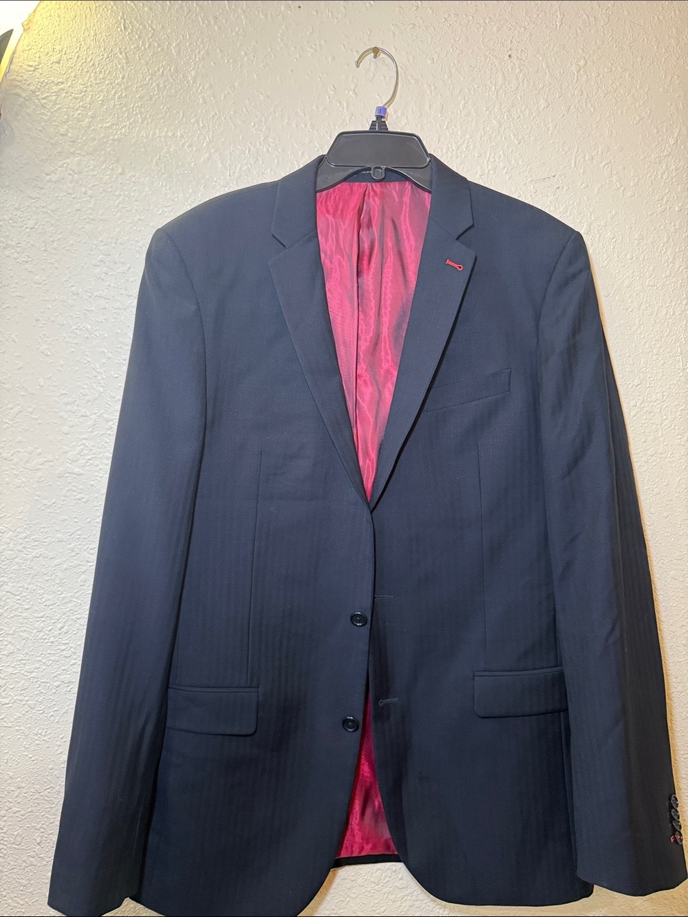 Joseph Abboud black Blazer with Red Lining